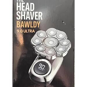 Bawldy 9D Electric Head Shaver Bald Men 6-in-1 Grooming Kit USB Rechargeable